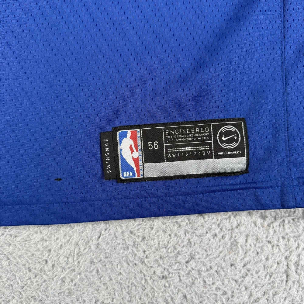 New York Knicks Jersey Mens 2XL NBA Basketball Kristaps Porzingis Nike Dri Fit - Picture 2 of 12